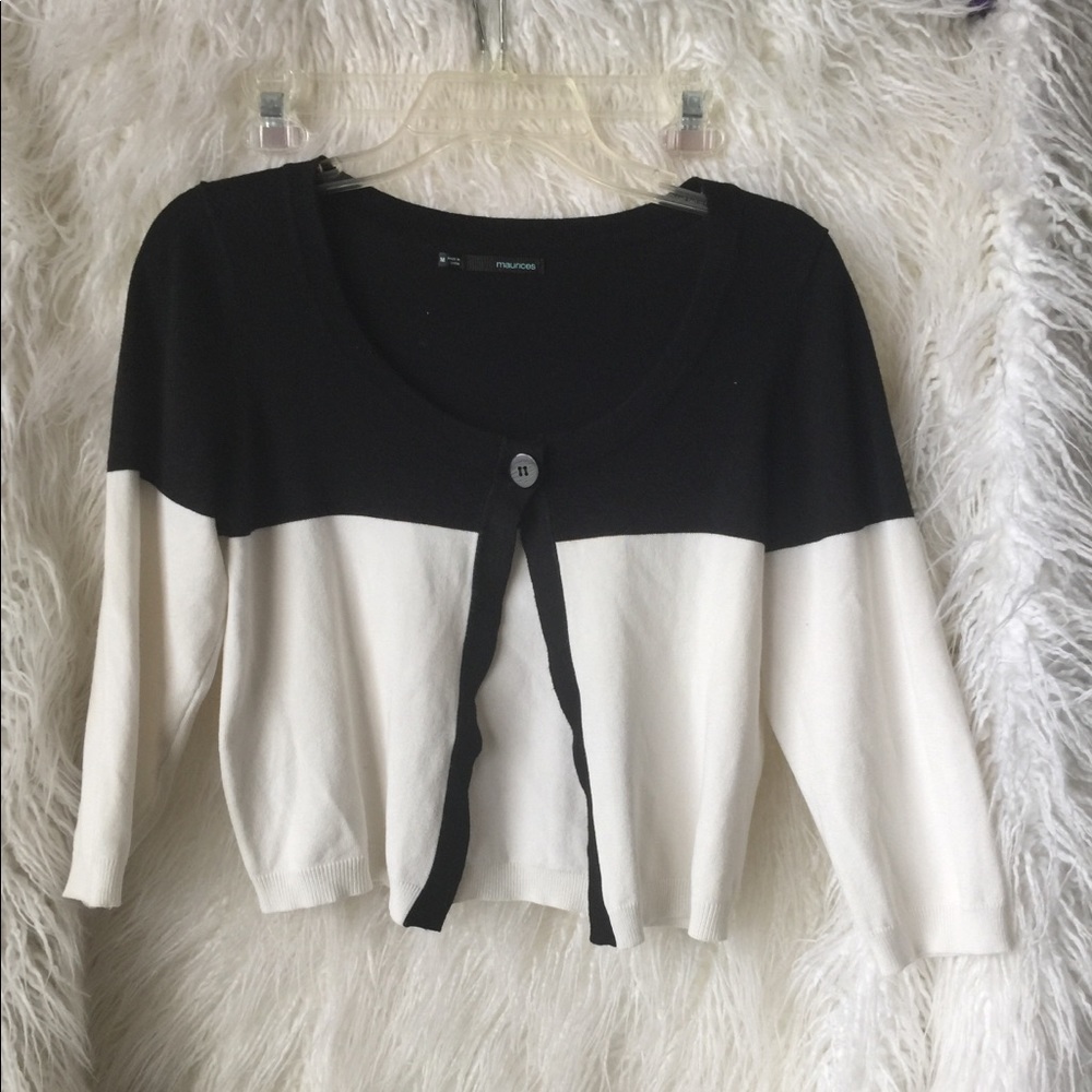 NWOT Color block cardigan
